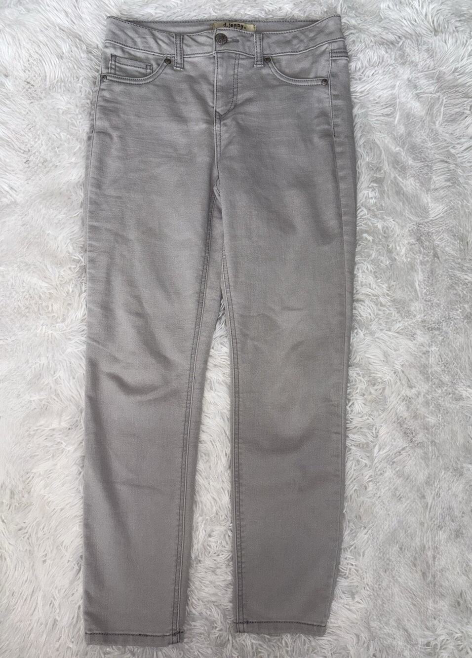 D Jeans 6 Soft, Broken Light Gray Jeans. Comfortable, Flattering